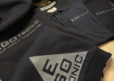 EGO-Tronic T-Shirt-Beschriftung